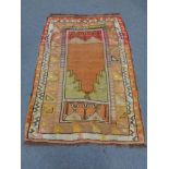 A Iranian prayer rug,