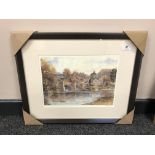 After Tom MacDonald : The Bridge at Corbridge, reproduction in colours, signed in pencil,