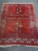 An antique Tekke Ensi rug, Emirate of Bokhara, Afghanistan,