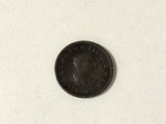 An 1806 George III Britannia penny.