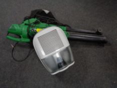 A Delonghi dehumidifier together with a Gardenline garden vacuum