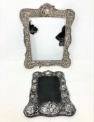 An Art Nouveau silver photo frame, William Comyns, London 1906, height 21cm.