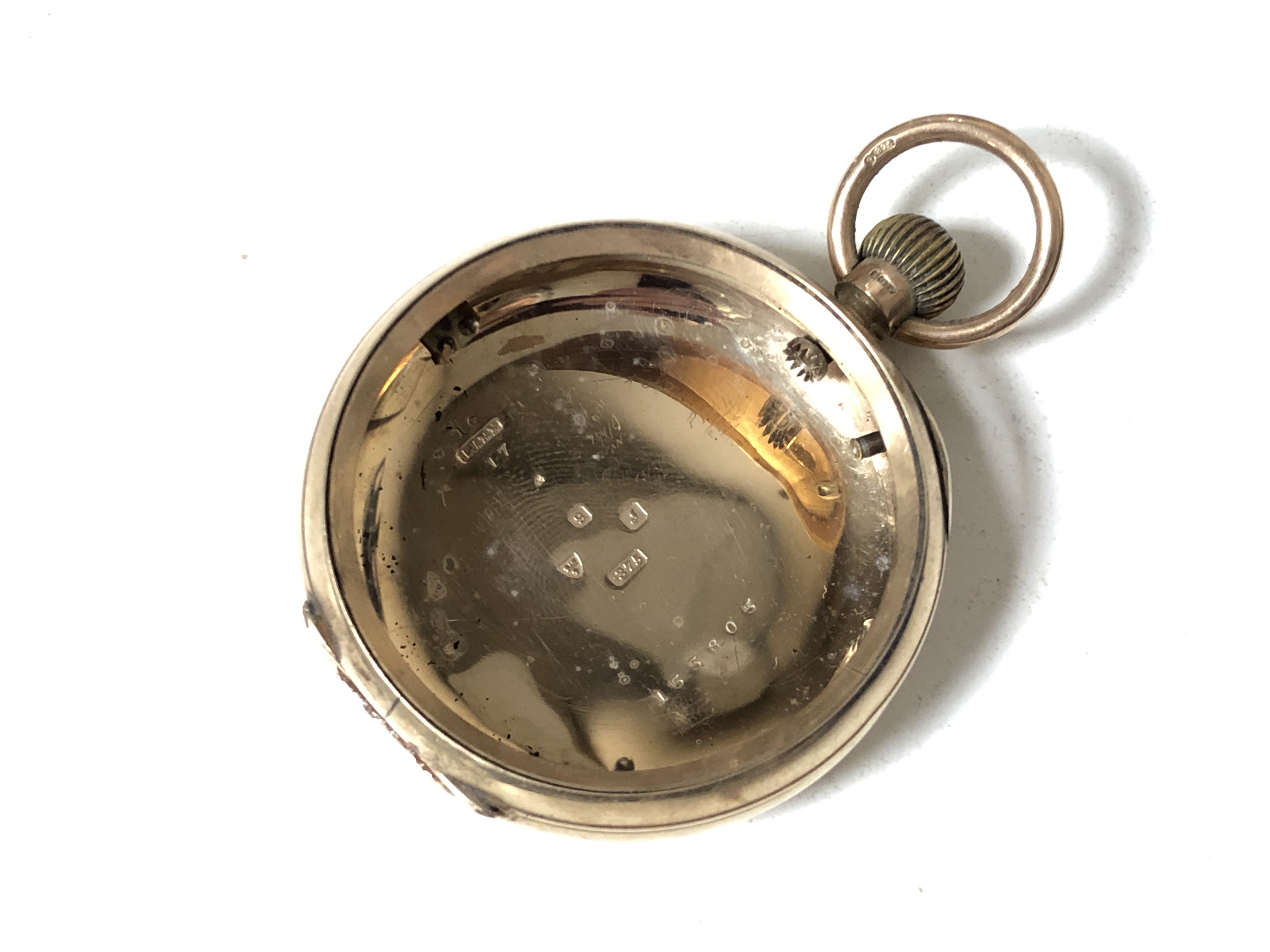 A 9ct gold pocket watch case only, 26.7g.