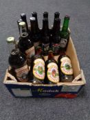 A box containing five Newcastle Brown Ale Northumberland Wildlife Trust limited edition bottles