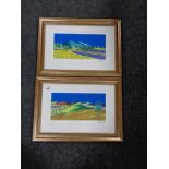 Two Stella Parslow signed prints, Roots De Les Alpes II, together with Les Bronnies.