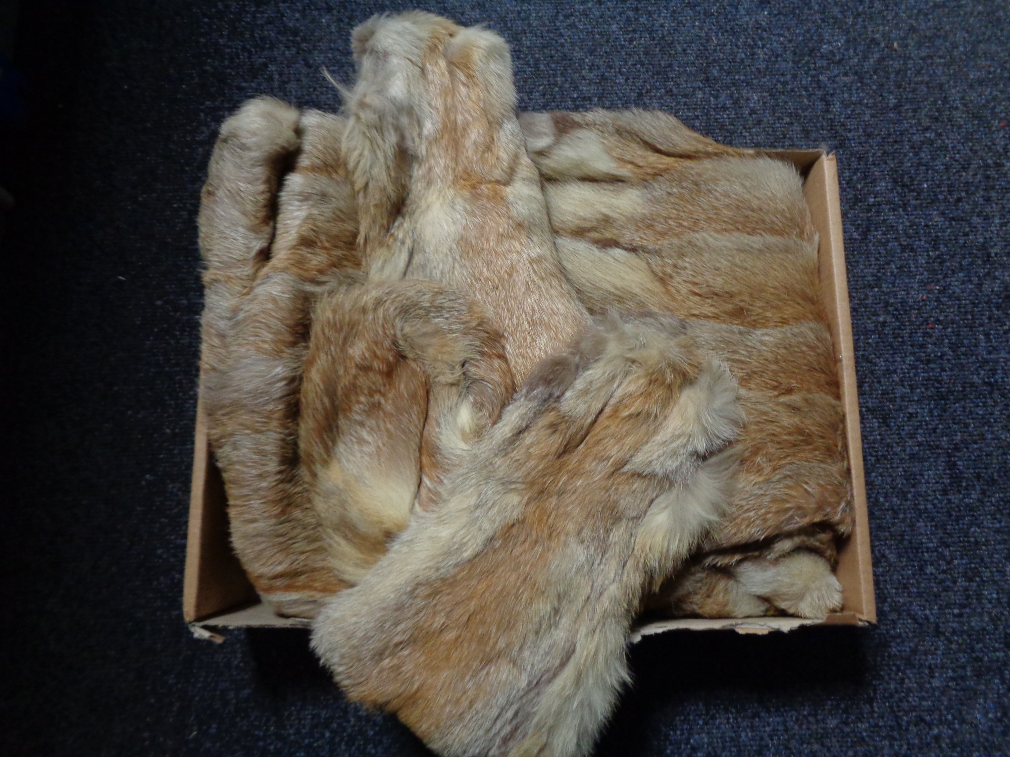 A vintage fur coat with matching hat and gloves by Marcus of London.
