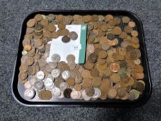 Approximately 5kg of antique and later copper One Pence coins etc (Q)