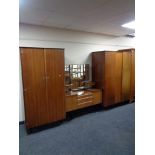 A mid 20th century Nathan three piece teak bedroom suite.