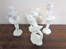 Four Royal Worcester figures of dancers - Pirouette,
