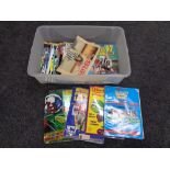 A box of Newcastle United supporter's books and magazines,