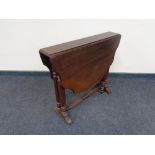 A mahogany Sutherland table.