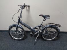A Raleigh Parkway Lite folding bicycle.