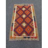 A Maimana Kilim rug 137 x 86 cm