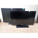 A Bush 24 inch LED TV together with a further Digihome 22 inch LCD TV