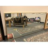 A 2m by 1m all glass mirror