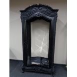 A French style painted shop display cabinet (a/f) CONDITION REPORT: 109cm wide by