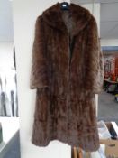 A mink fur coat.