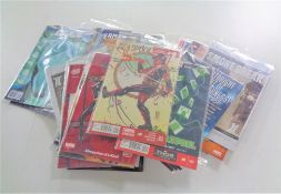 A collection of DC and other comics.