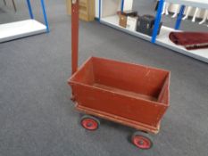 A 20th century hand cart.