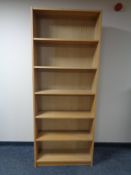 Four Ikea Billy bookcases (oak)