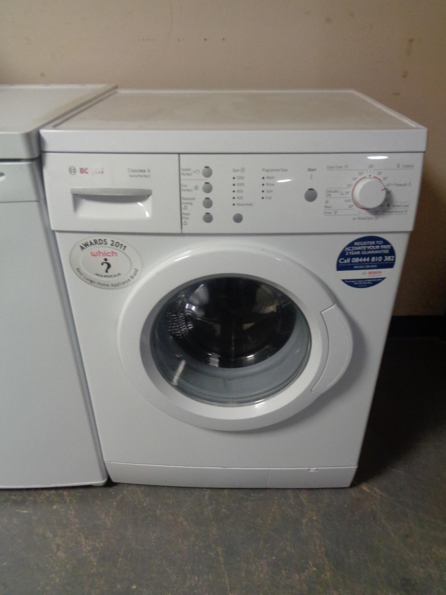 A Bosch Classixx 6 Vario perfect washing machine