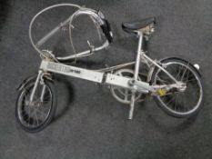 A Bickertron portable folding bicycle