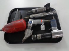 A tray of compressor attachments by Draper, Snap On,