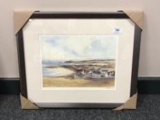 After Tom MacDonald : Newton by the Sea, reproduction in colours, signed in pencil, 21 cm by 30 cm,