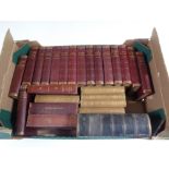 A box of 20th century volumes to include Dickens,