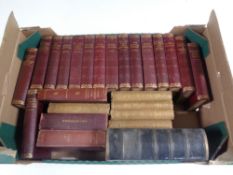 A box of 20th century volumes to include Dickens,