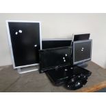 Six assorted LCD TV's and monitors