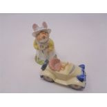 A Lladro ornament of a car and a Royal Doulton Bramley Hedge figure - Primrose Woodhouse