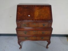 A mahogany Queen Anne writing bureau