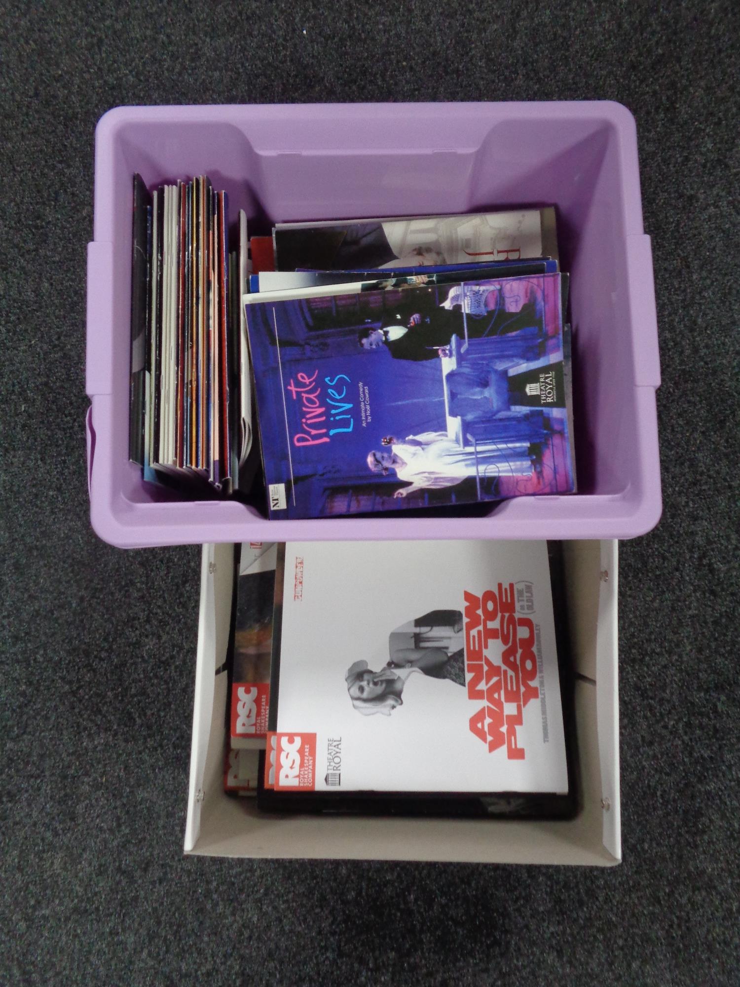 A large quantity of theatre programmes, ballet,