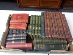 A box of 20th century books to include Tytlers History of Scotland, Cassell's Encyclopaedia,