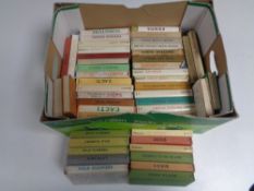 A box containing Observer books.