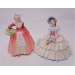 Two Royal Doulton figures - Day Dreams HN 1731 and Janet HN 1537