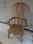 A nineteenth century Windsor armchair