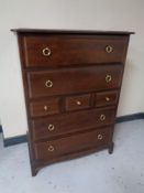 A Stag Minstrel seven drawer chest