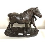 A Heredities Limited edition figure 'The Clydesdale' by Robert Donaldson, Limited Edition No.