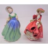Two Royal Doulton figures - Top O' The Hill HN 1834 and Jane HN 3260
