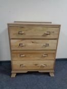 A mid century four drawer chest