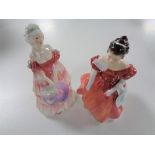 Two Royal Doulton figures - Winsome HN 2220 and Veronica HN 1517
