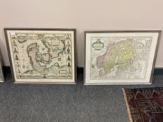 Two Continental maps of Northern Europe.