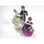 Royal Doulton Classics figure, Nicole HN4527, together with a further Royal Doulton figure,