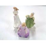 Three Royal Doulton figures, Fair Maiden HN2211,