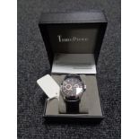 A gentleman's TimePiece wristwatch, boxed.