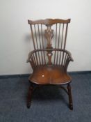 A reproduction Windsor armchair