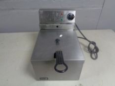 A Lincat stainless steel commercial fryer.