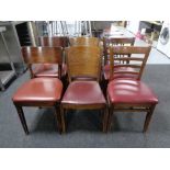 Twenty-six assorted cafe/restaurant chairs comprising of fourteen ladder back,